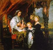 Peter Paul Rubens Deborah Kip and her Children Spain oil painting artist